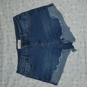 Size 1, blue shorts